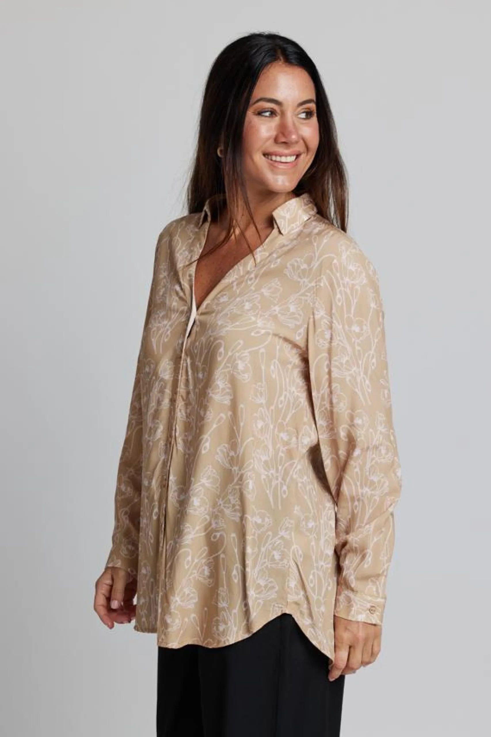Broadway Blouse - Iced Blooms