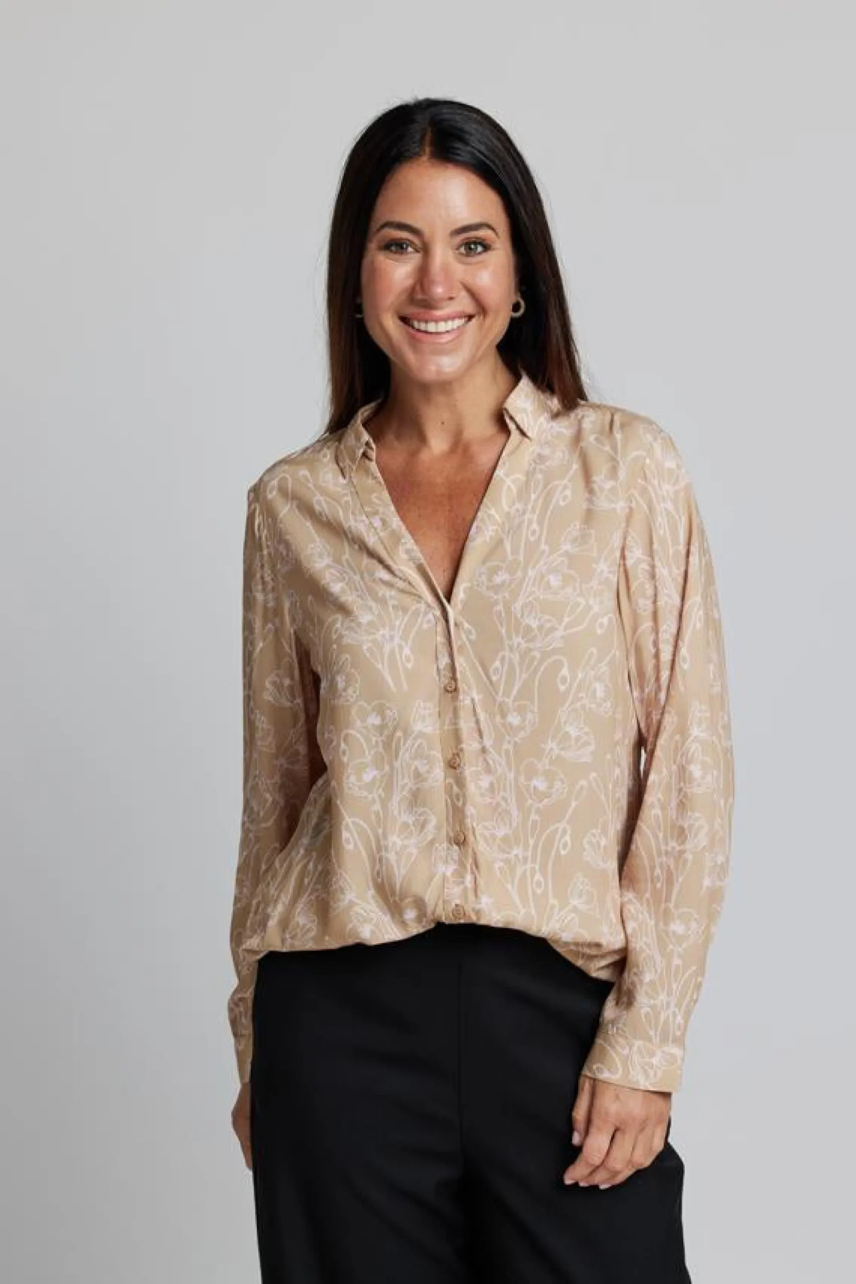 Broadway Blouse - Iced Blooms