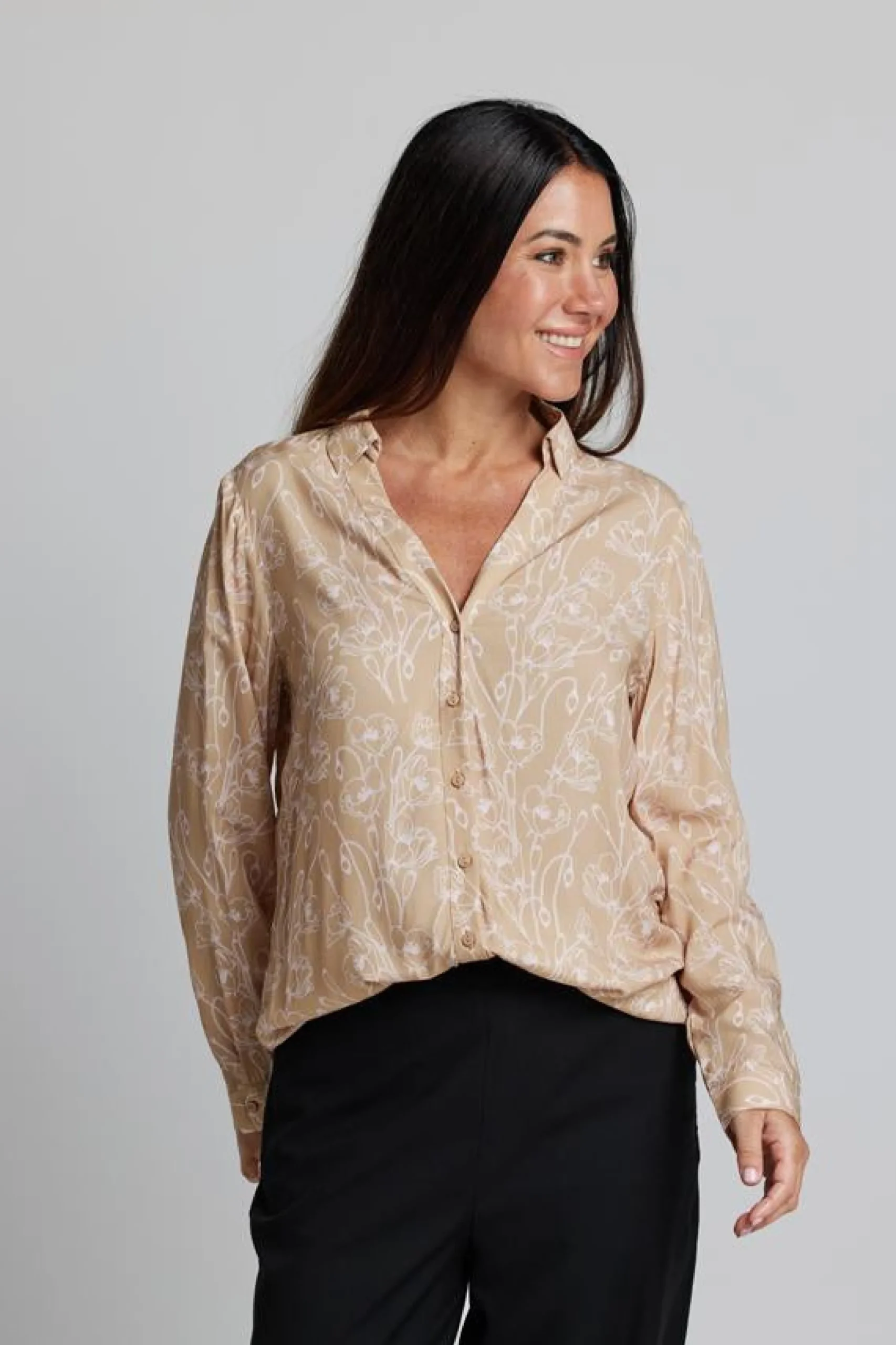 Broadway Blouse - Iced Blooms