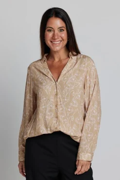 Broadway Blouse - Iced Blooms