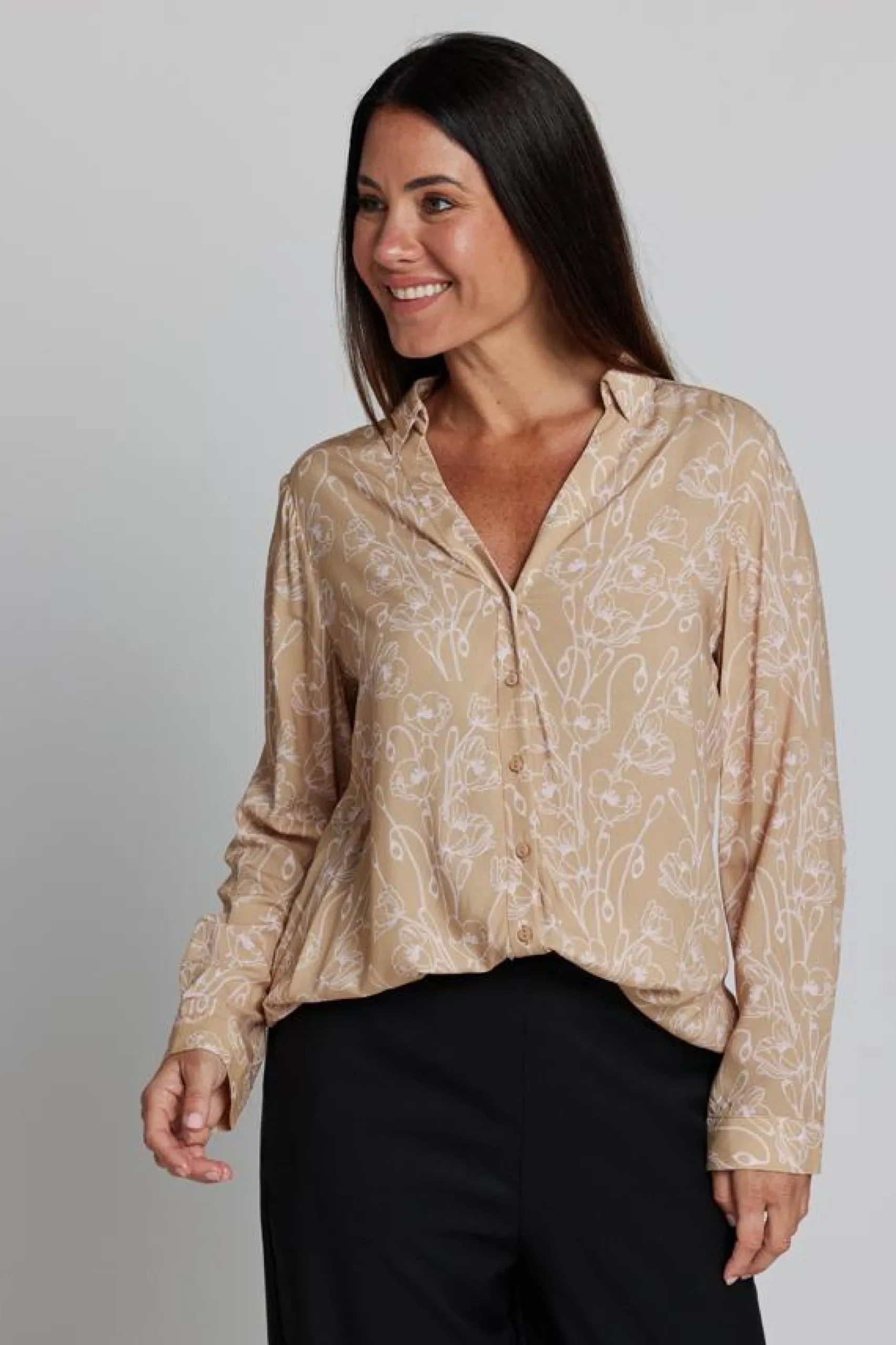 Broadway Blouse - Iced Blooms