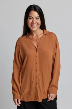 Broadway Blouse - Peacan