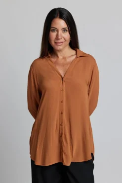 Broadway Blouse - Peacan