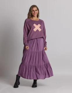 Bryant Skirt - Grape