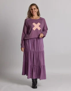 Bryant Skirt - Grape