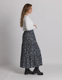 Bryant Skirt - Spiral Floral