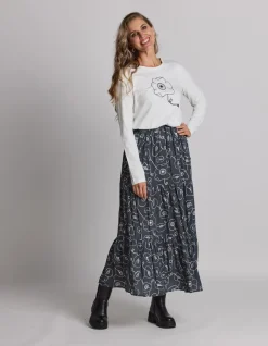 Bryant Skirt - Spiral Floral