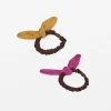 Bunny Scrunchie - Mustard/Pink