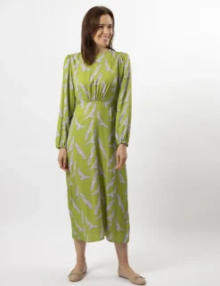 Caitlin Dress - Fly High Pickle