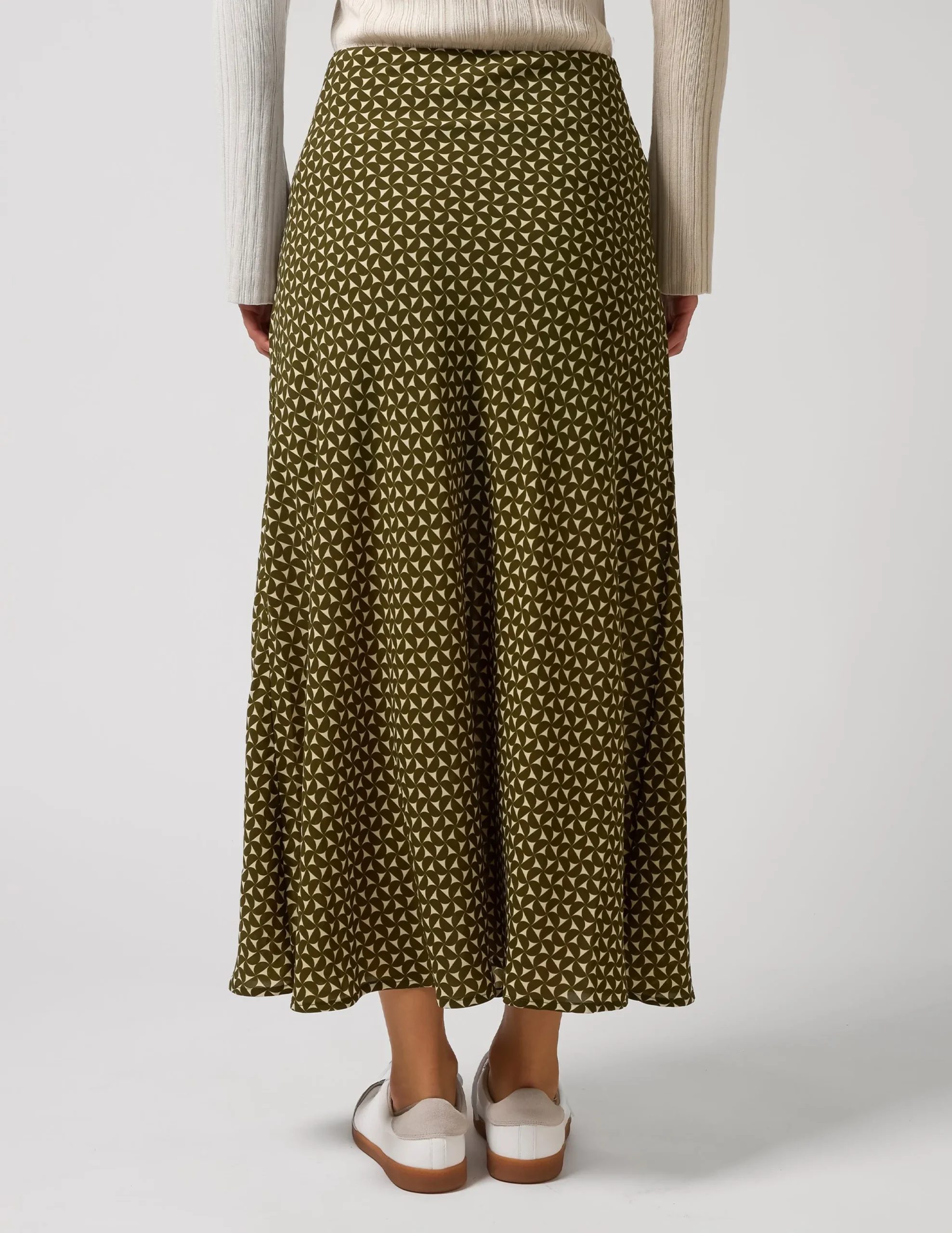 Callista Skirt - Olive Mosaic