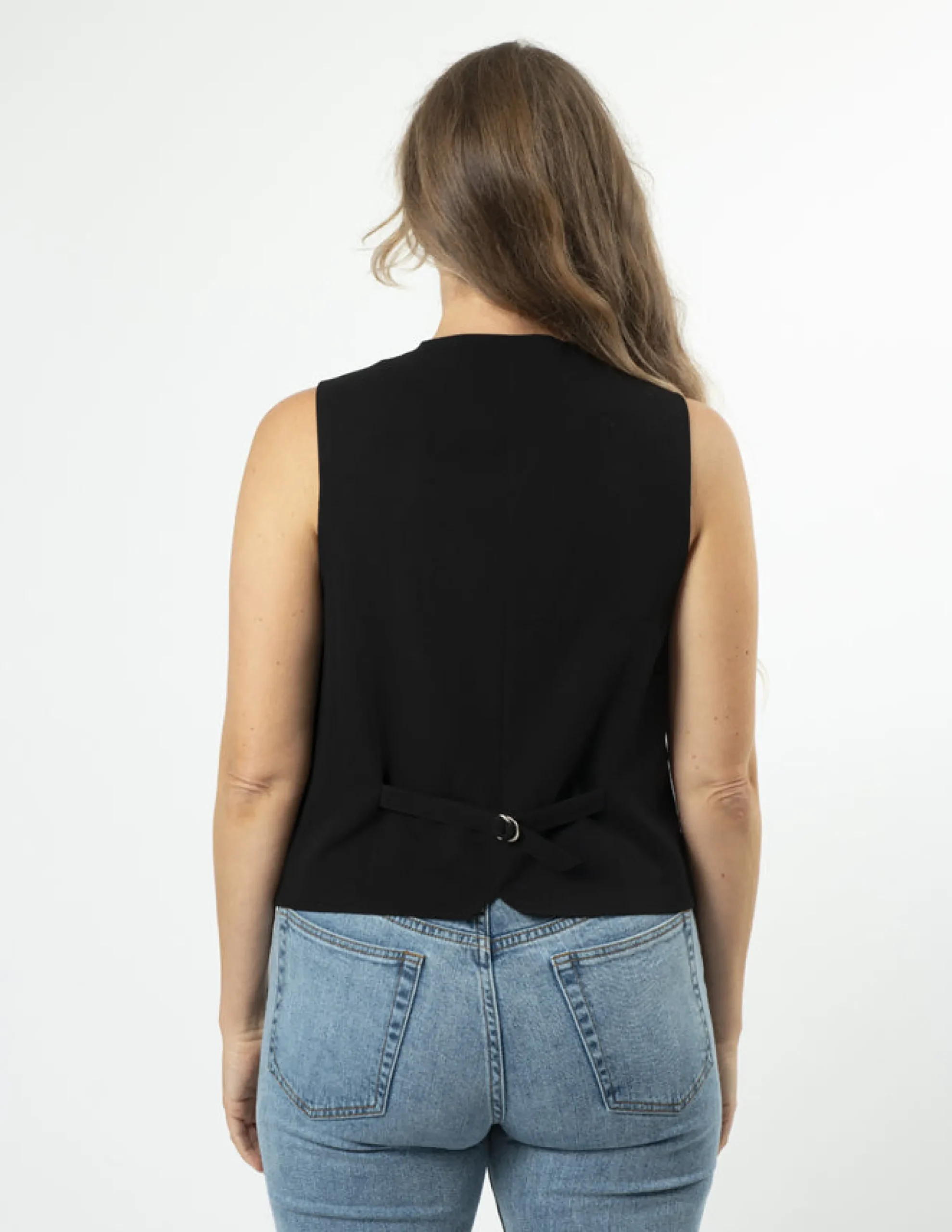Cannes Waistcoat - Black