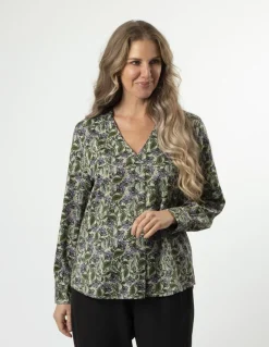 Cara Blouse - Floral Paisley
