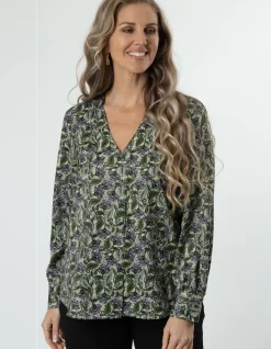 Cara Blouse - Floral Paisley