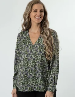 Cara Blouse - Floral Paisley