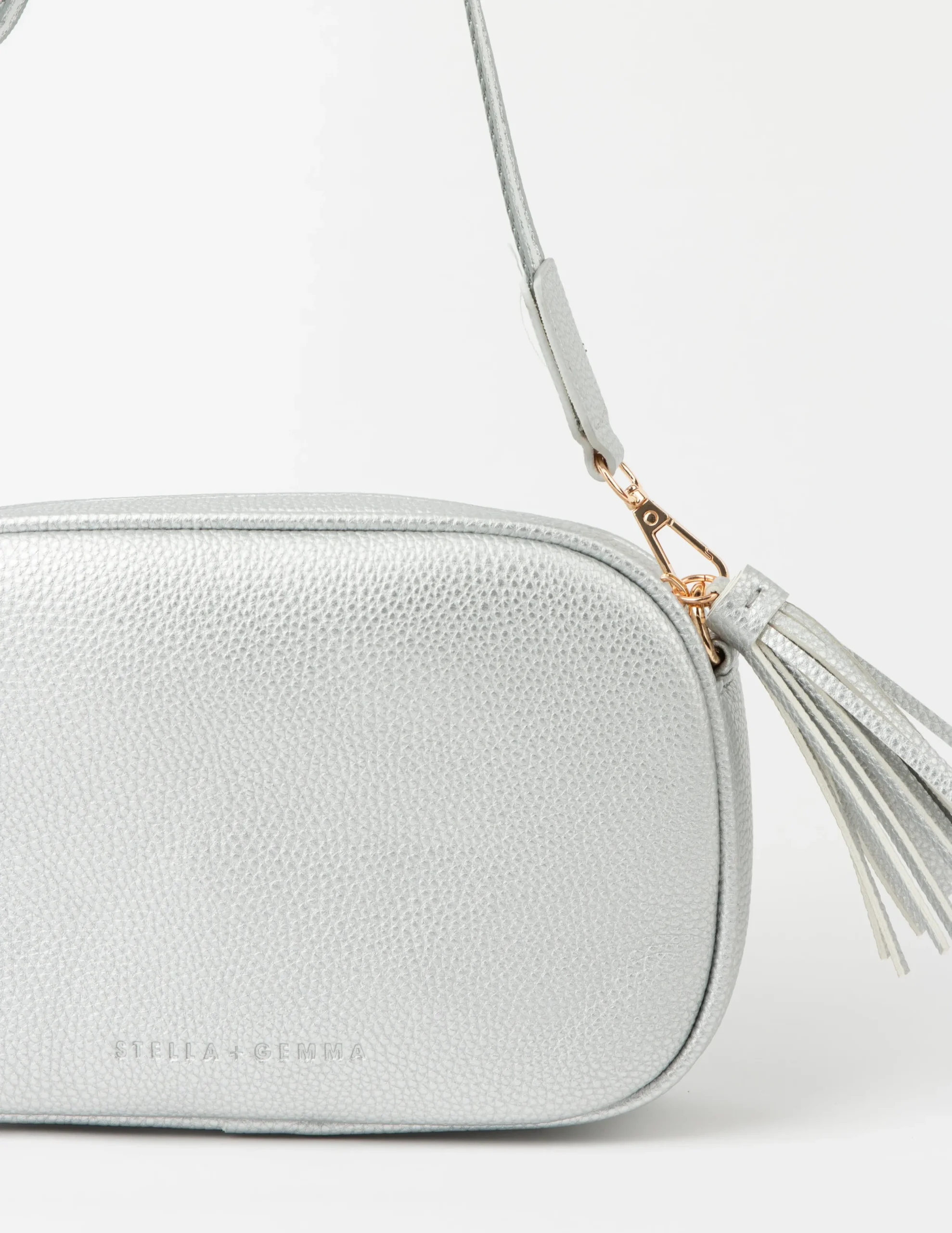 Carla Camera Bag - Silver