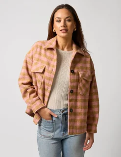 Carly Coat - Blooming Rose