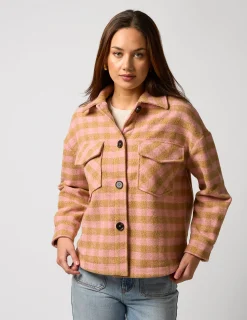 Carly Coat - Blooming Rose