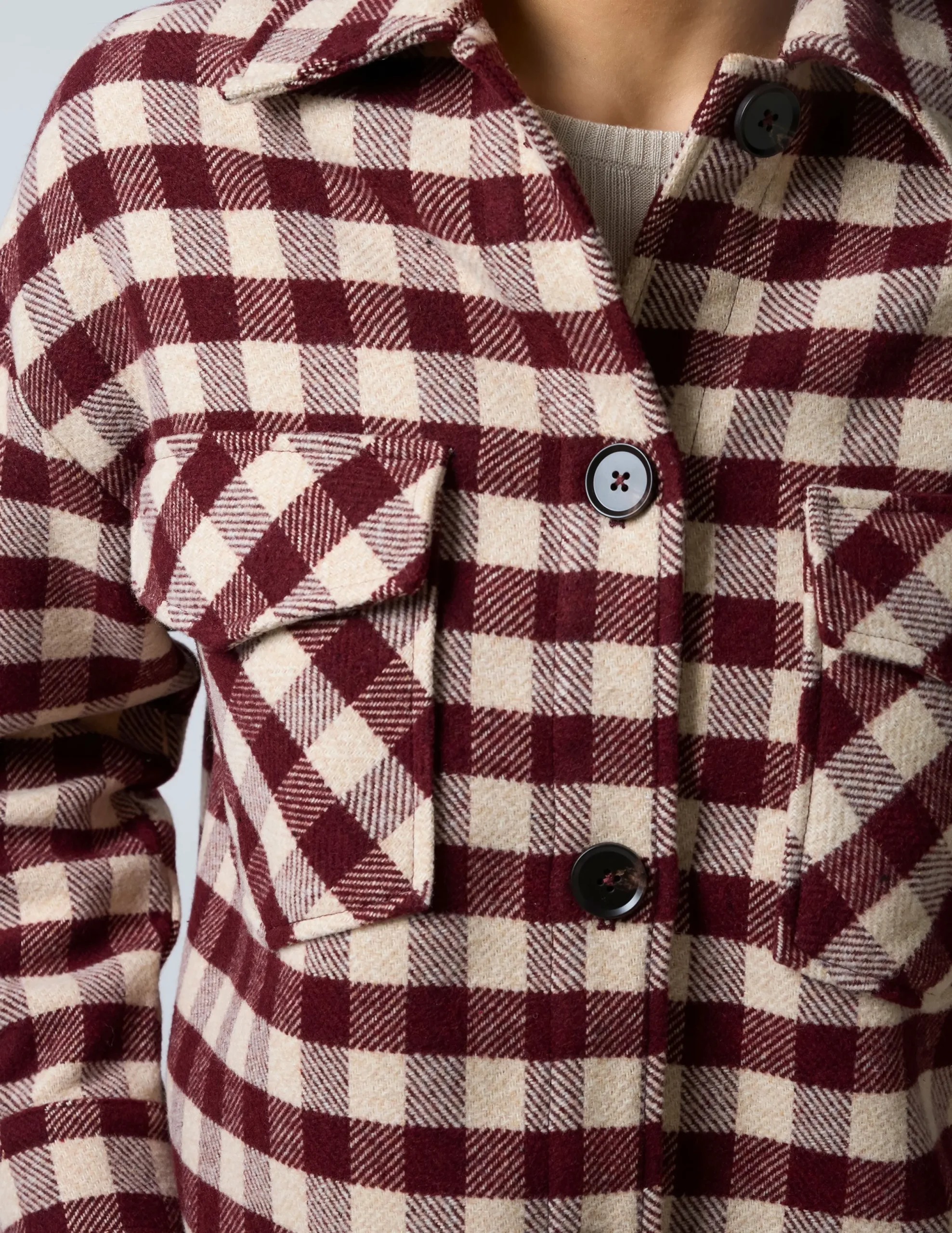 Carly Coat - Merlot