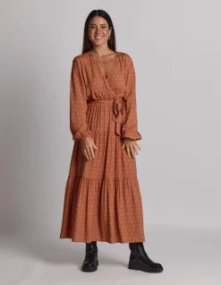Carlylse Dress - Amber Hexagon