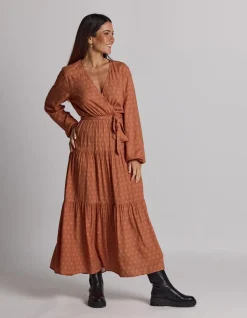 Carlylse Dress - Amber Hexagon