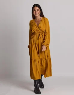 Carlylse Dress - Golden Syrup