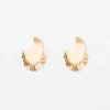 Carnival Earrings - Brushed Gold