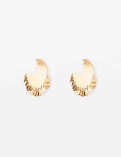 Carnival Earrings - Brushed Gold