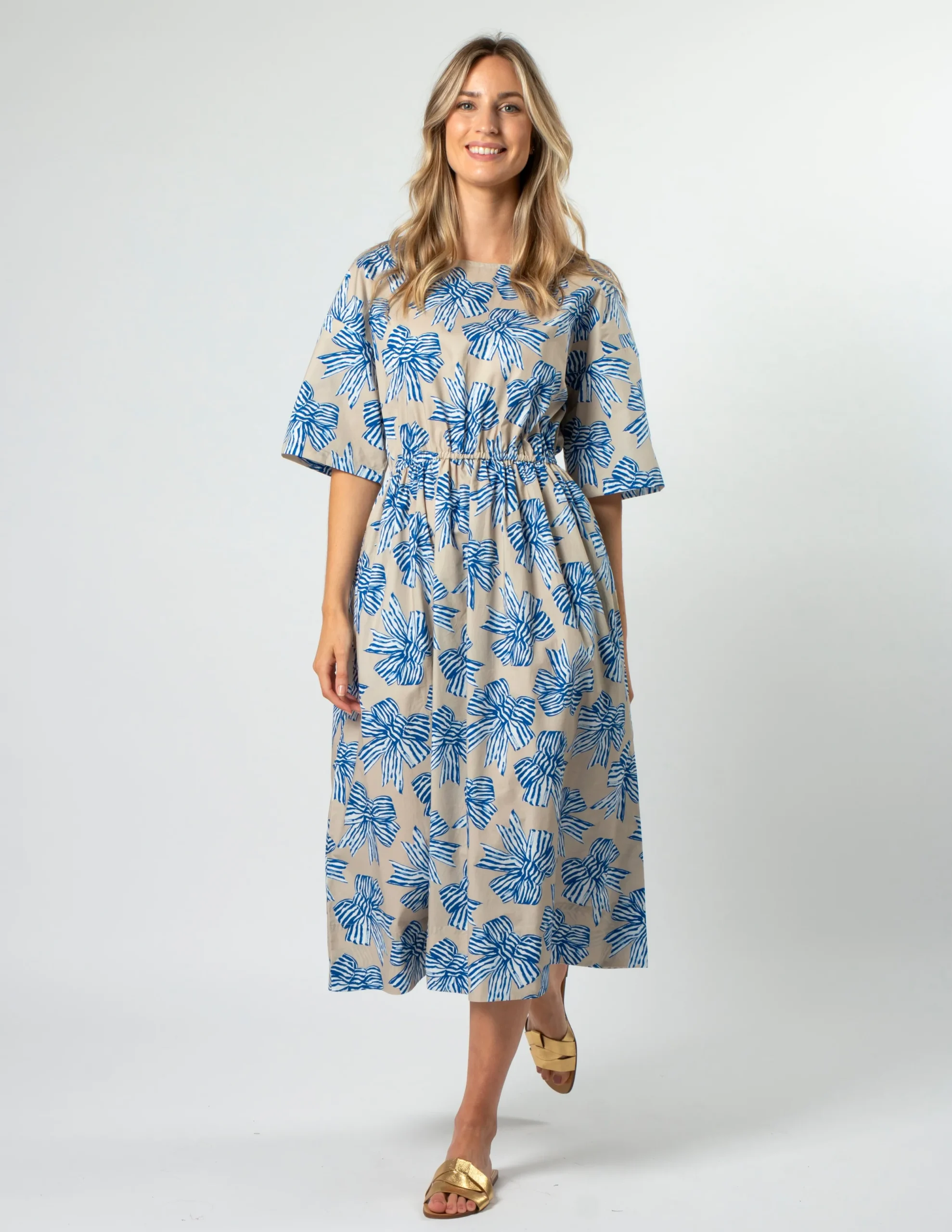Carrie Dress - Bowtiful Blue