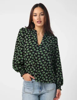 Cecily Top - Green with Envy