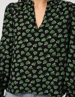 Cecily Top - Green with Envy