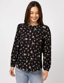Celia Top - Winter Garden Floral