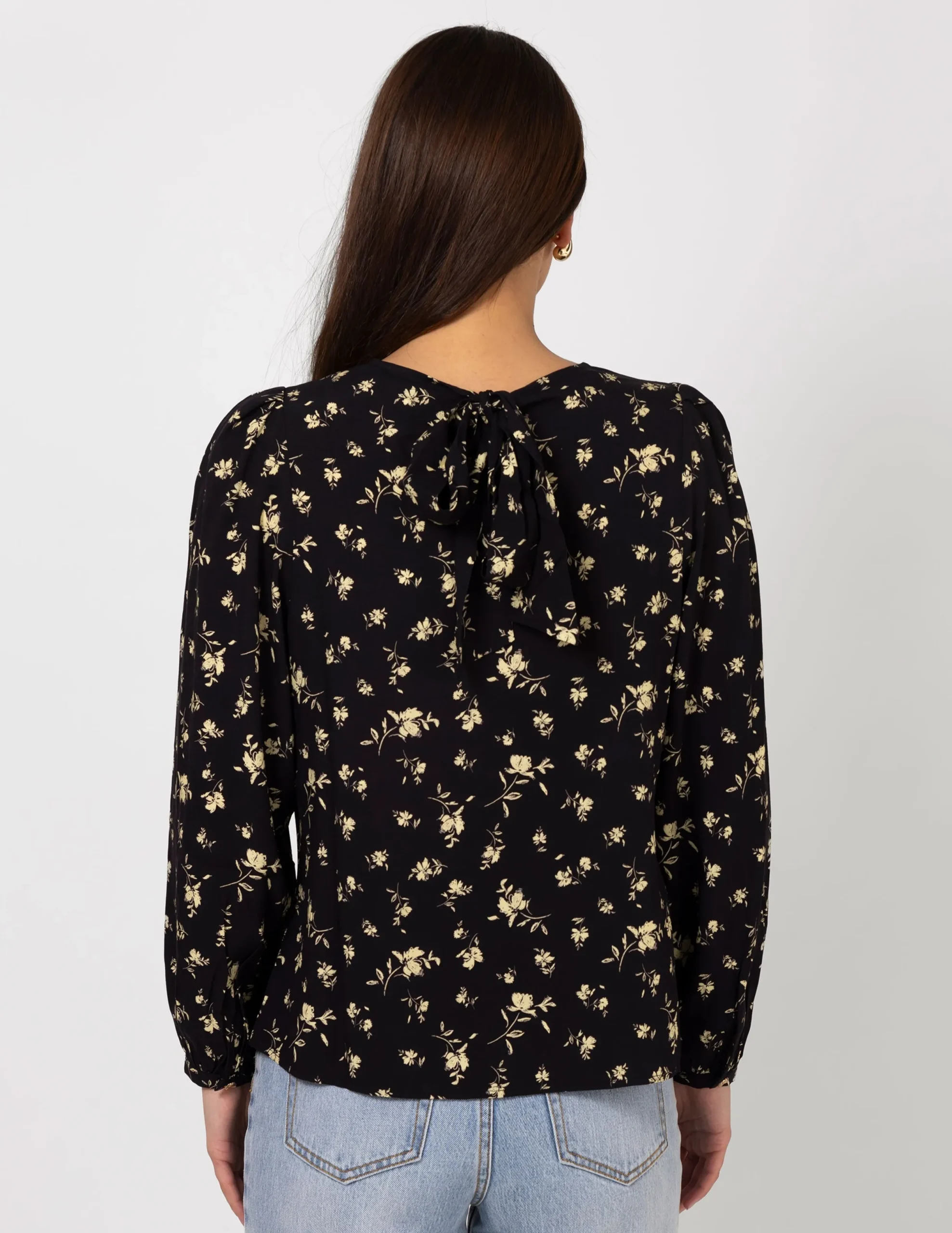 Celia Top - Winter Garden Floral