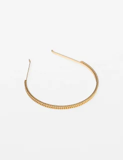 Chain Hairband - Thin Gold