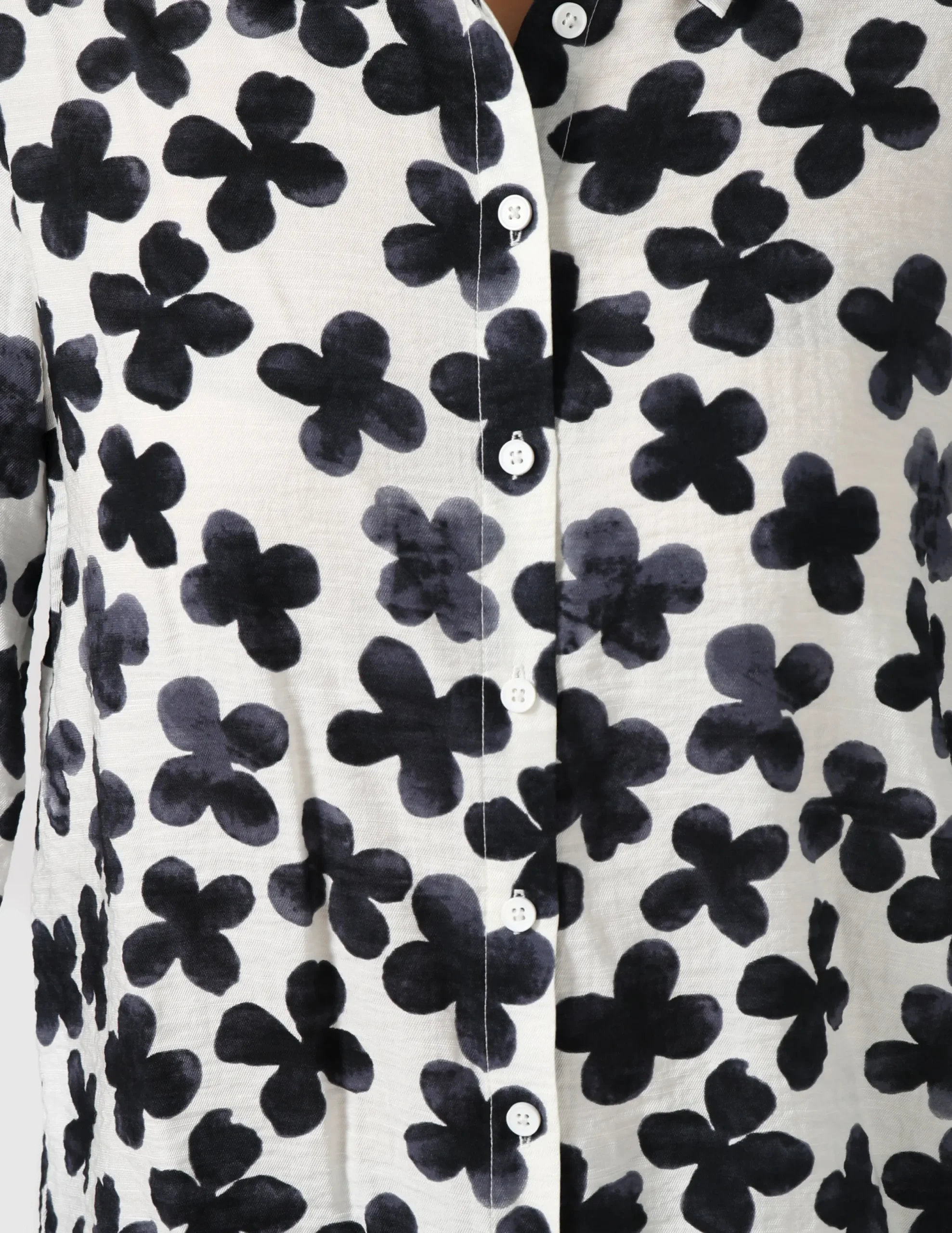 Charlotte Blouse - Navy Flowers