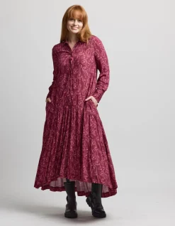 Chelsea Dress - Rhubarb Blooms
