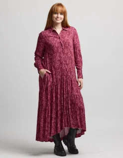 Chelsea Dress - Rhubarb Blooms
