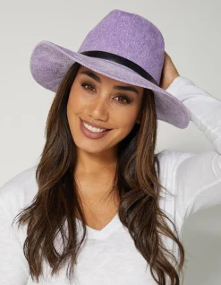 Chenille Hat - Lilac