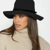 Chenille Hat - Natural with Black