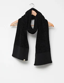 Chenille Scarves - Black