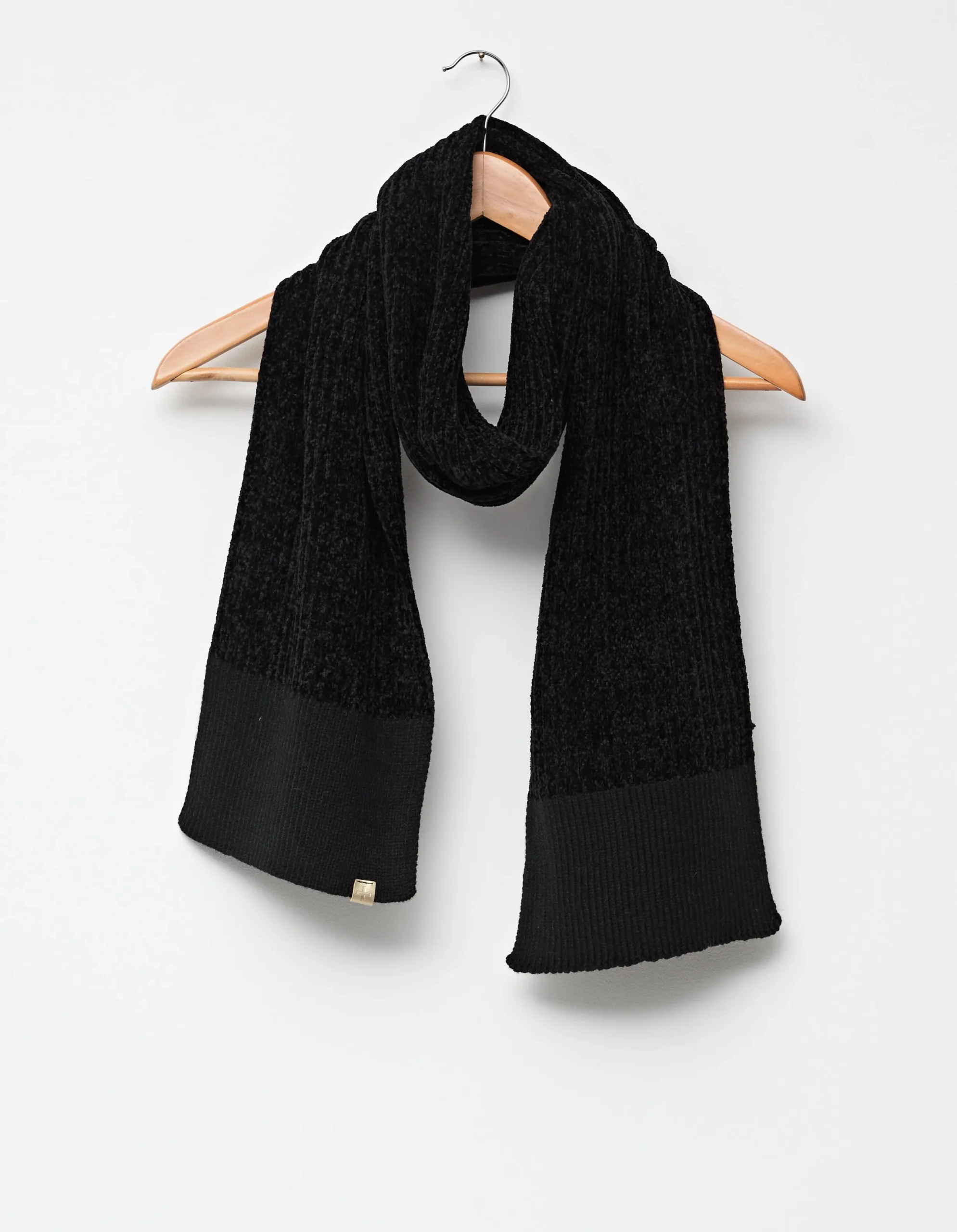 Chenille Scarves - Black