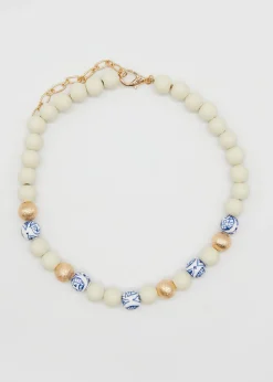 Chinese Ceramic Necklace