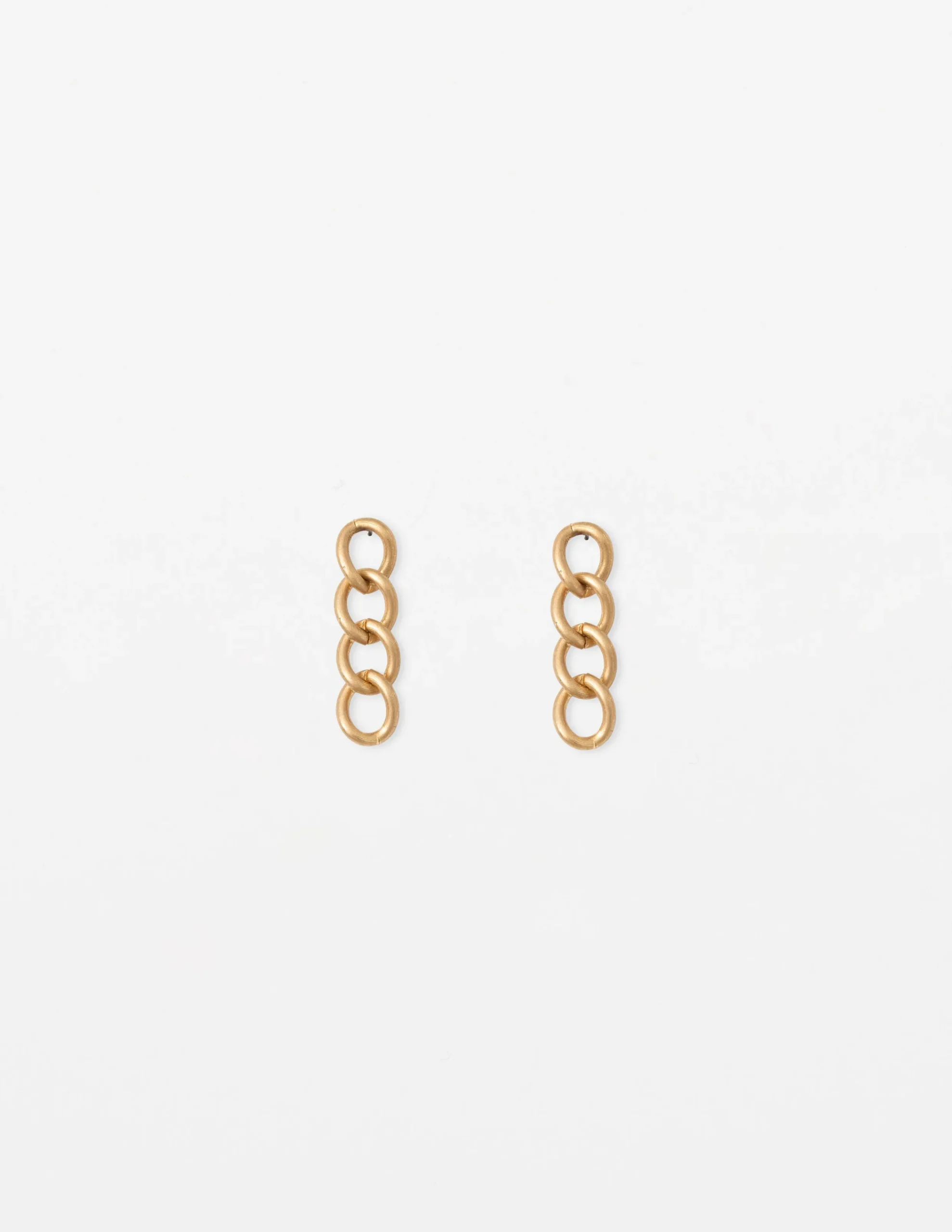 Chunky Gold Chain Earrings