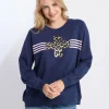 Classic Sweat Star Crossed - Navy