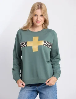 Classic Sweat Star Crossed - Moss