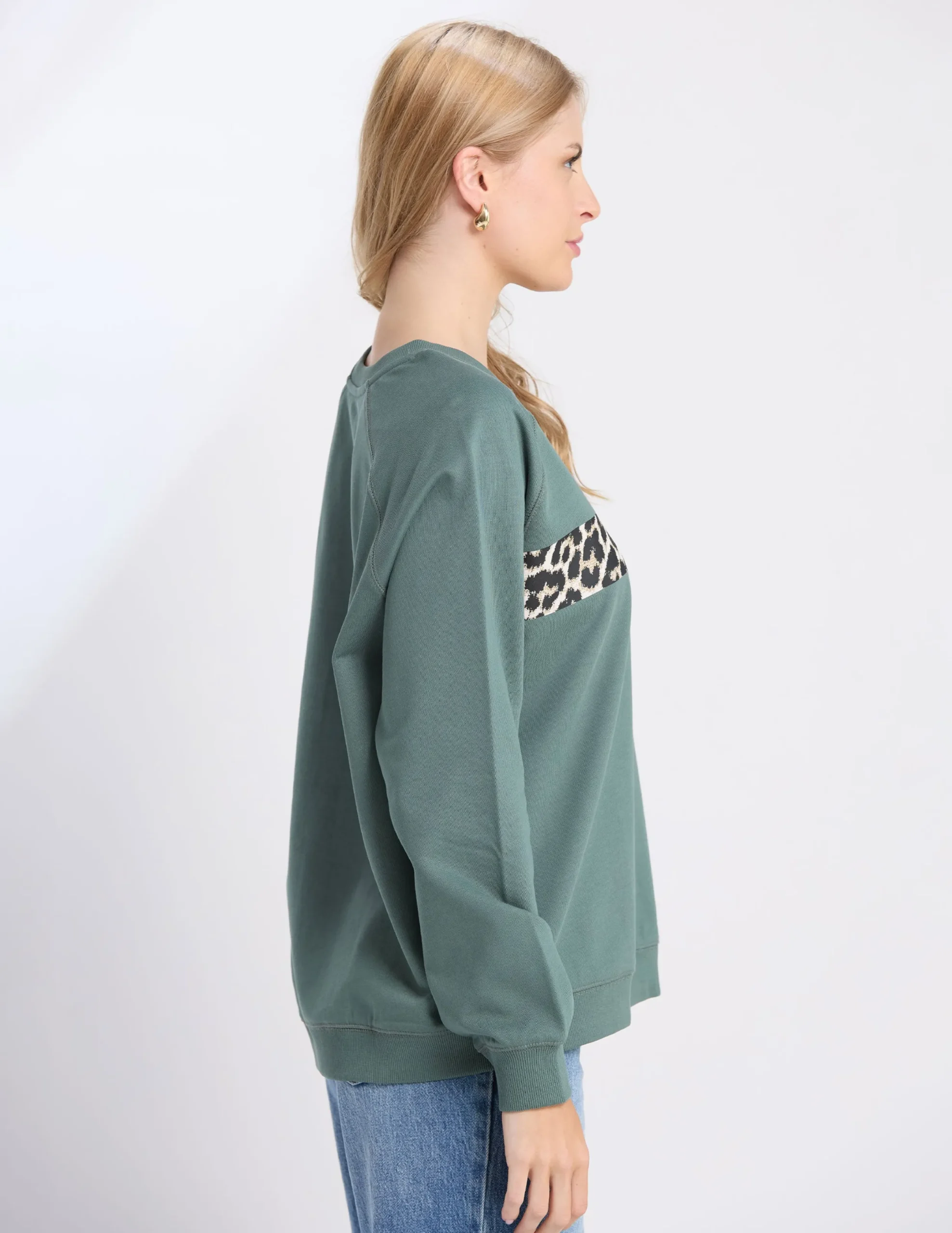 Classic Sweat Star Crossed - Moss