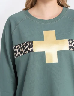 Classic Sweat Star Crossed - Moss