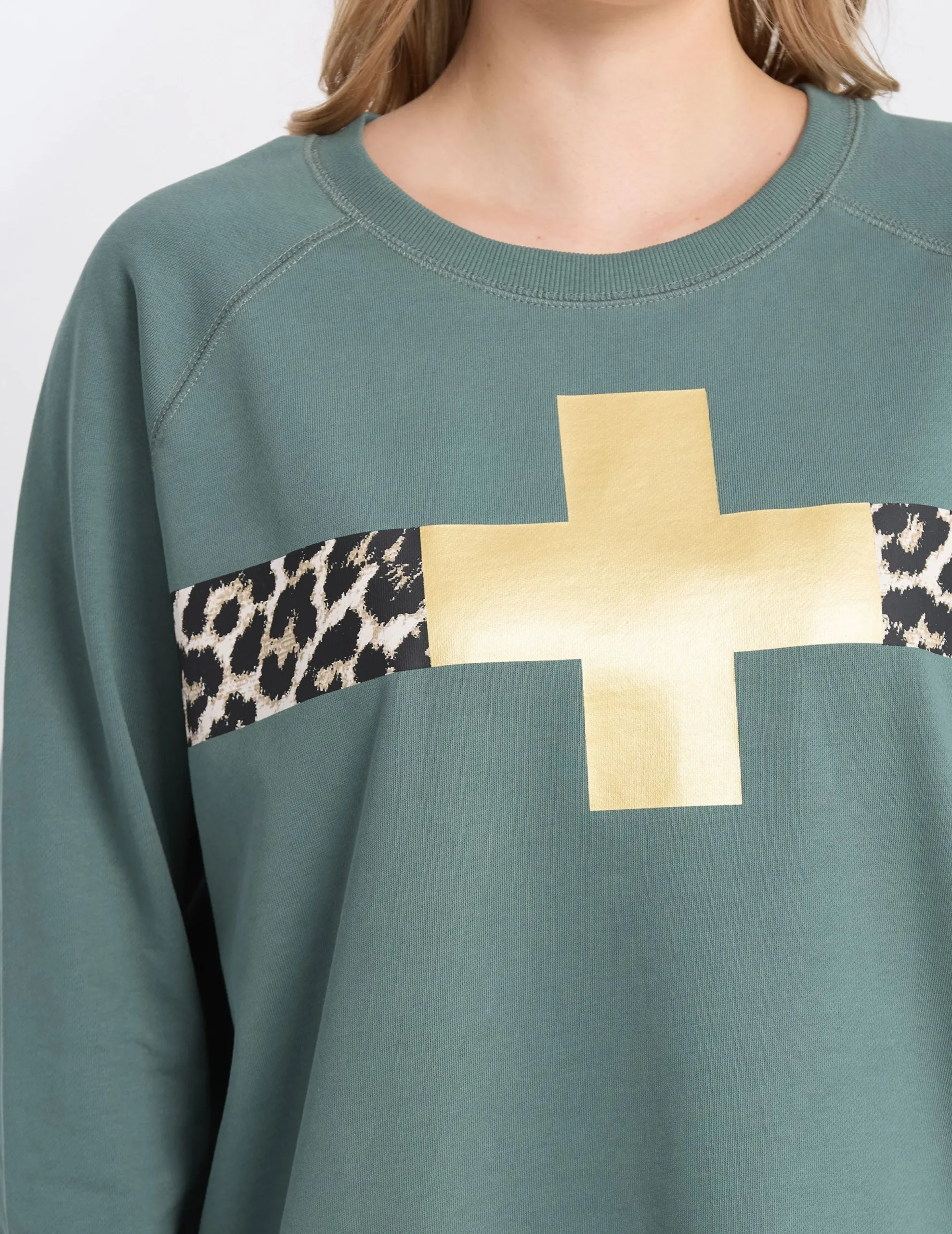 Classic Sweat Star Crossed - Moss