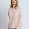 Classic Sweater - Antique Rose Round Logo