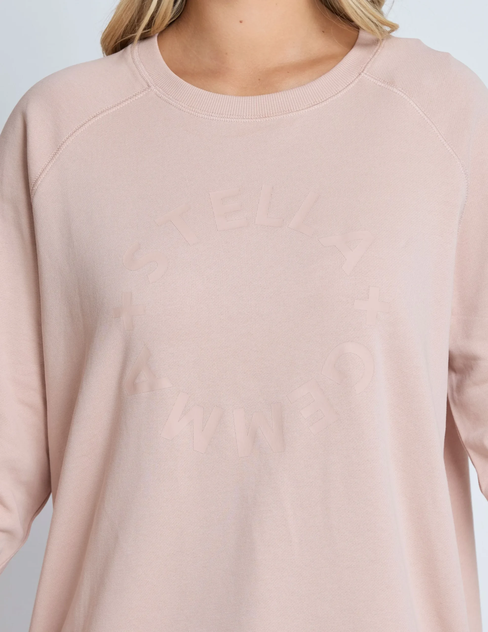 Classic Sweater - Antique Rose Round Logo