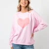 Classic Sweater - Ballet with Flame Heart